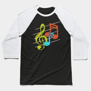 Scribbled Notes Baseball T-Shirt